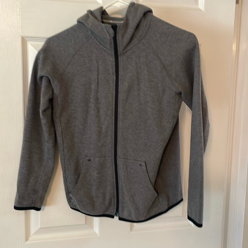 Gap fit grey zipped sweatshirt